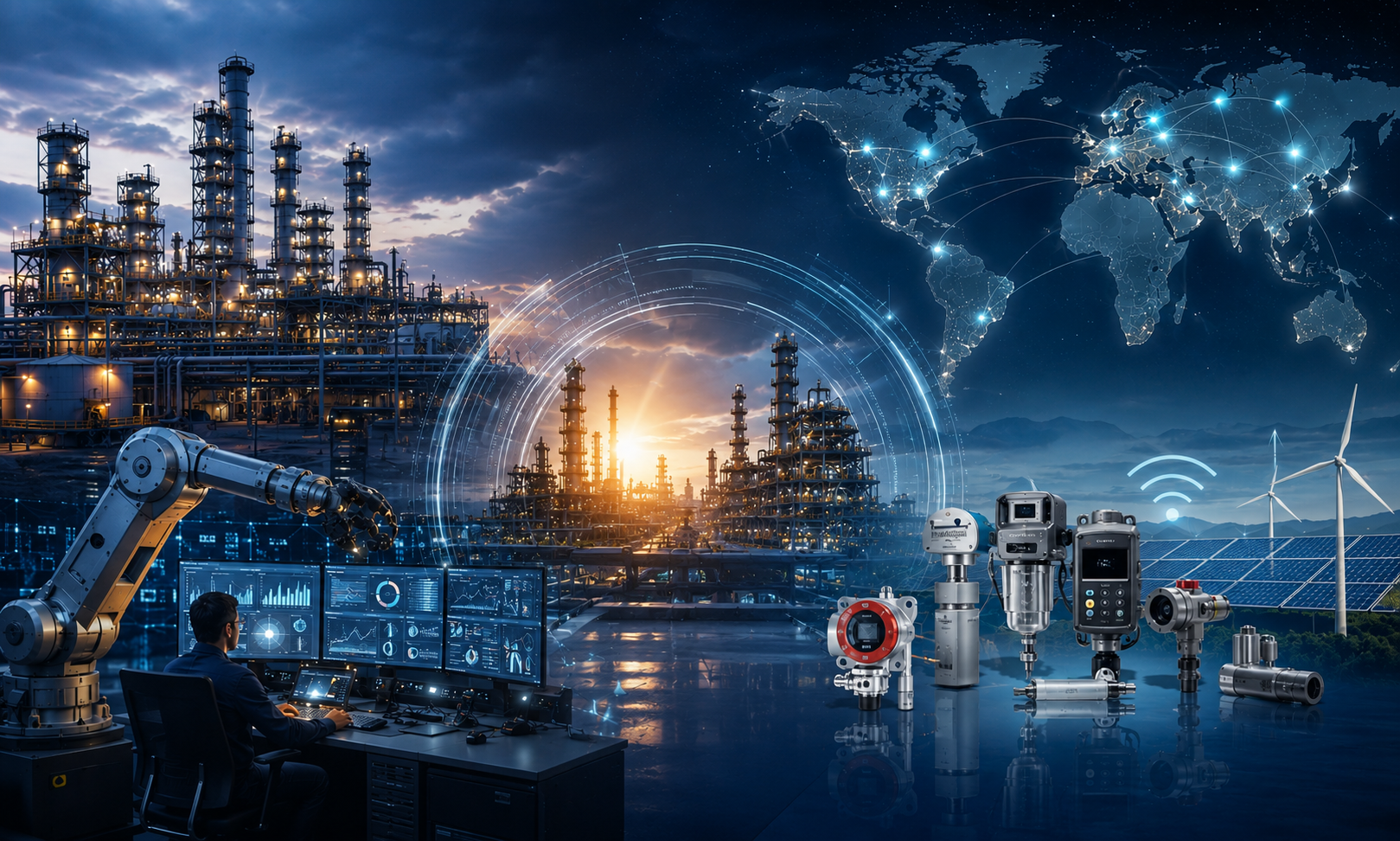 Industrial automation, products and global connectivity